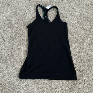 ivivva tank top with blue outline and size 14